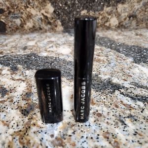 Marc Jacobs Velvet Noir Mascara+Le Marc kiss kiss bang bang Lipstick Travel NWOT